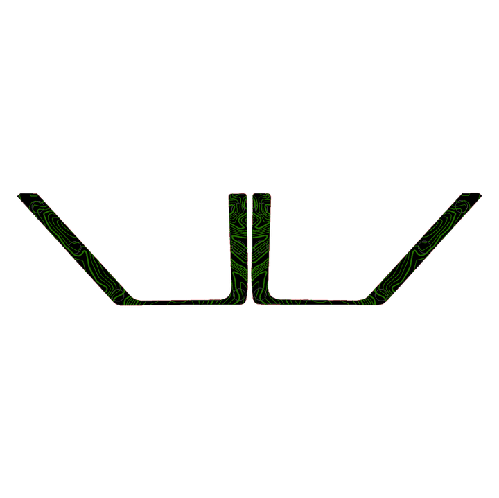 Topo Front Door Net Trim Overlay Kit (Printed Series) - 2021+ Bronco