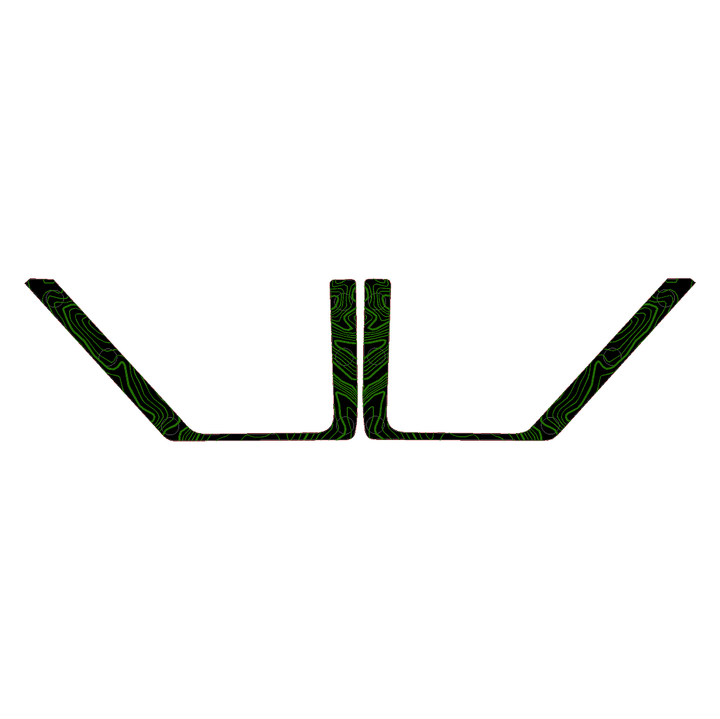 Topo Rear Door Net Trim Overlay Kit (Printed Series) - 2021+ Bronco