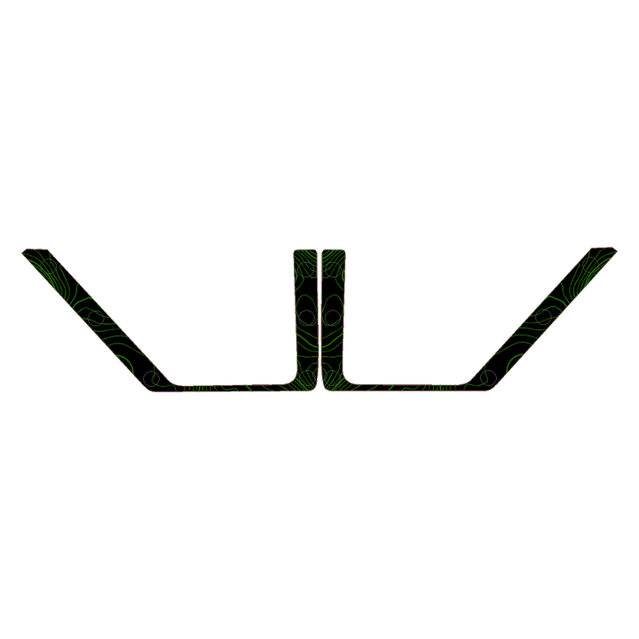 Topo Front Door Net Trim Overlay Kit (Printed Series) - 2021+ Bronco