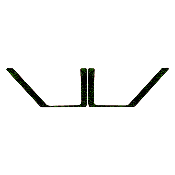 Topo Rear Door Net Trim Overlay Kit (Printed Series) - 2021+ Bronco