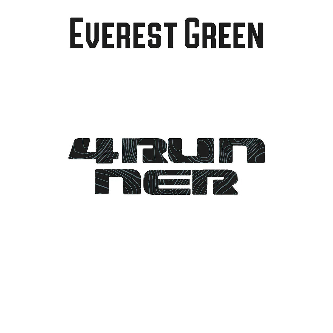 4RUNNER Topographic Rear Liftgate Emblem Overlays - 2025+ 4Runner