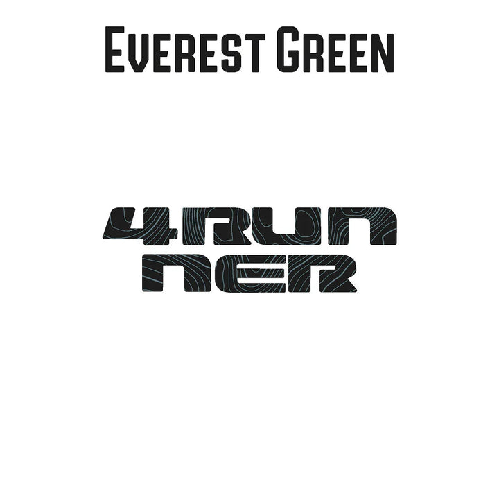 4RUNNER Topographic Rear Liftgate Emblem Overlays - 2025+ 4Runner