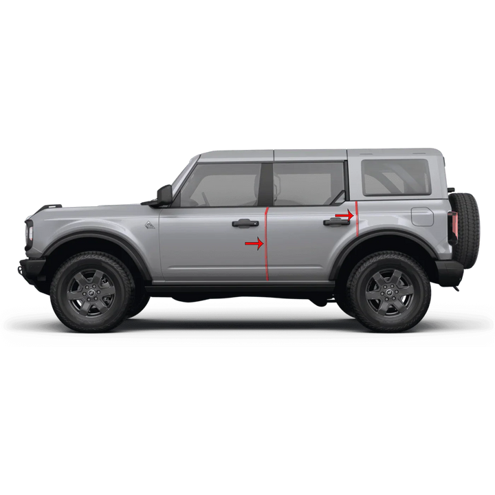 eXpert Door Edge Protection Film (Clear PPF) - 2021+ Bronco