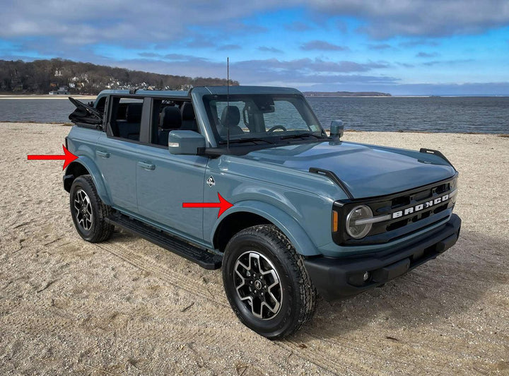 eXpert Fender Flare Paint Protection Film (Clear PPF) - 2021+ Bronco Outer Banks