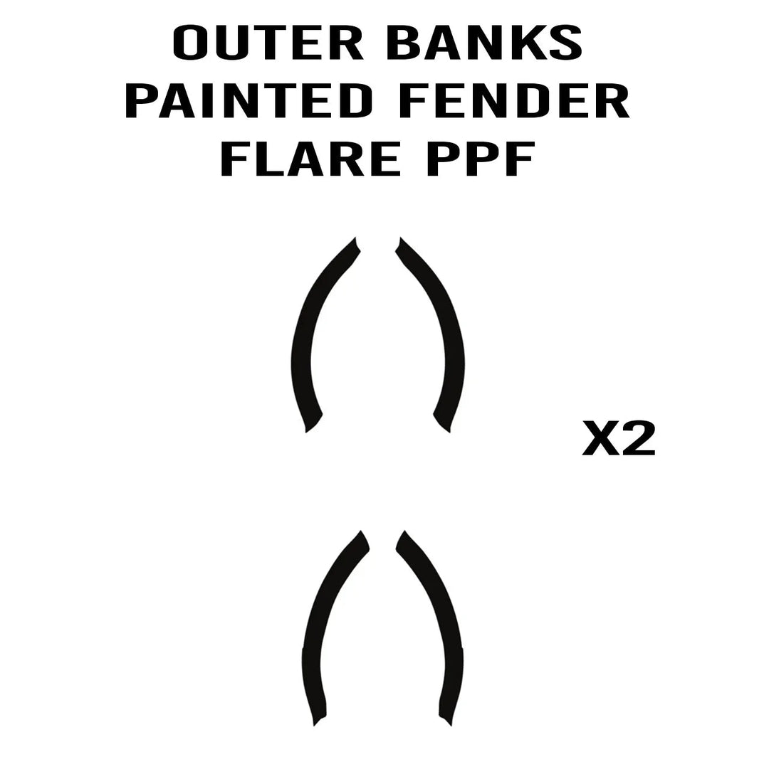 eXpert Fender Flare Paint Protection Film (Clear PPF) - 2021+ Bronco Outer Banks