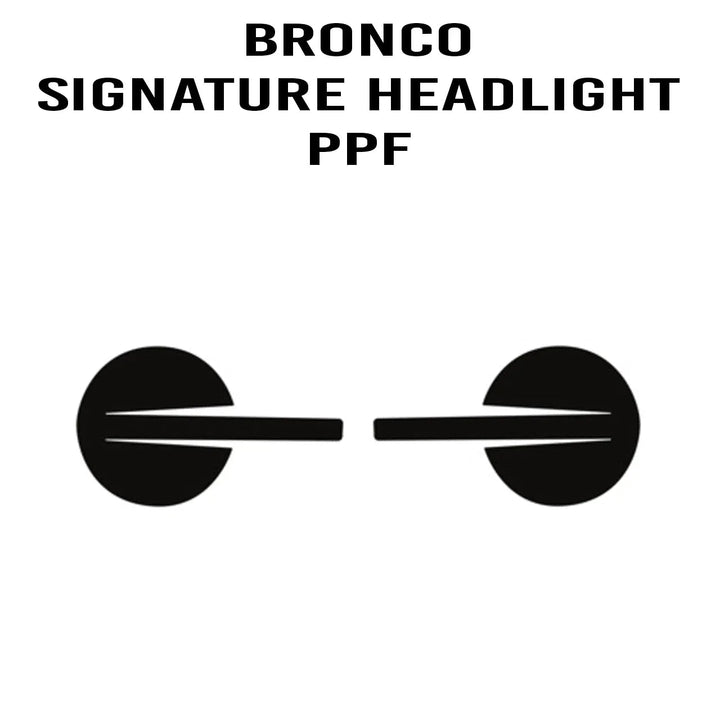 eXpert Signature Headlight Paint Protection Film (Clear PPF) - *2021+ Bronco