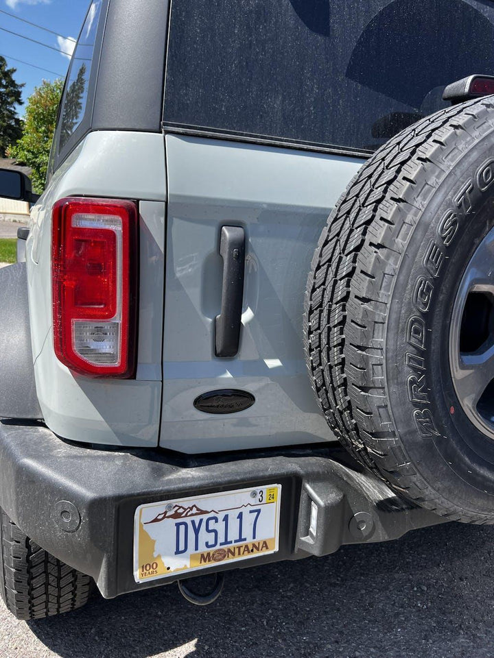 Ford Bronco Rear Oval Emblem Overlay (Tint or Solid) - 2021-2025 Bronco / Bronco Sport