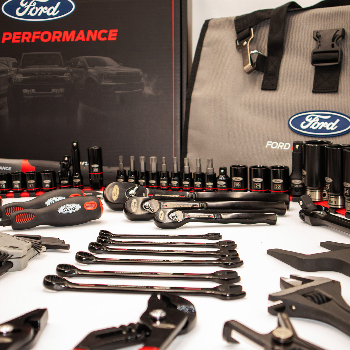 122pc Ford Performance Tri-Fold Tool Kit – RAD Supply Co