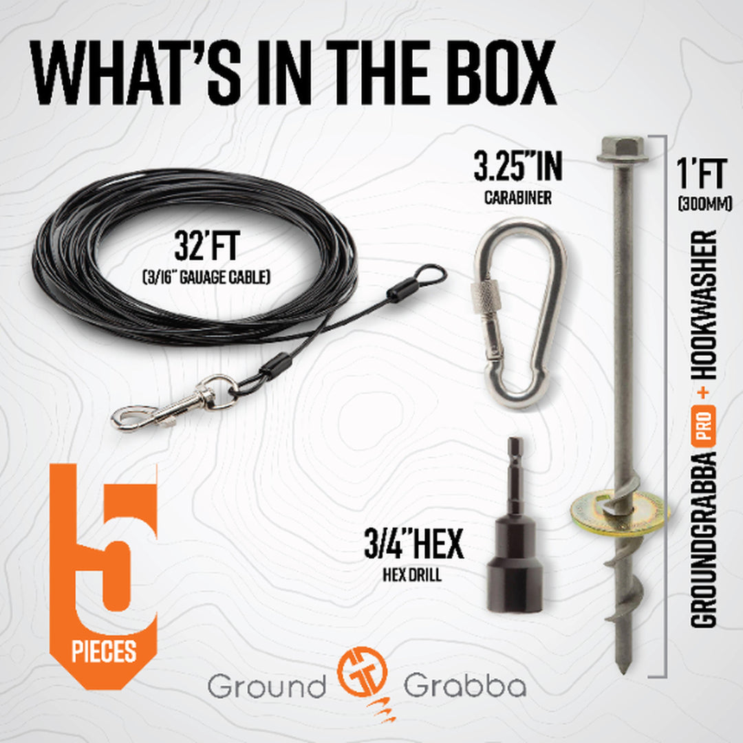 Grounded Paws Dog Tie Down Kit
