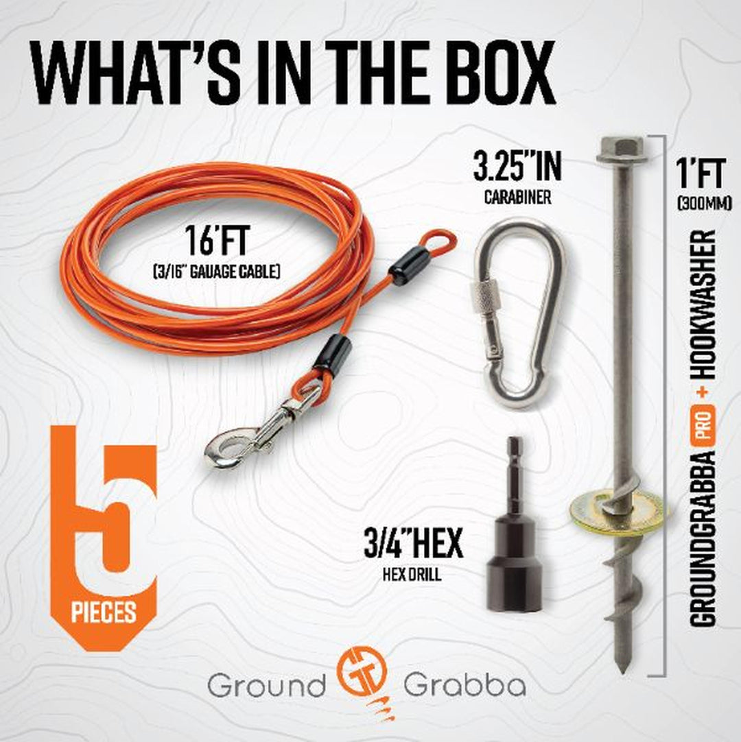 Grounded Paws Dog Tie Down Kit