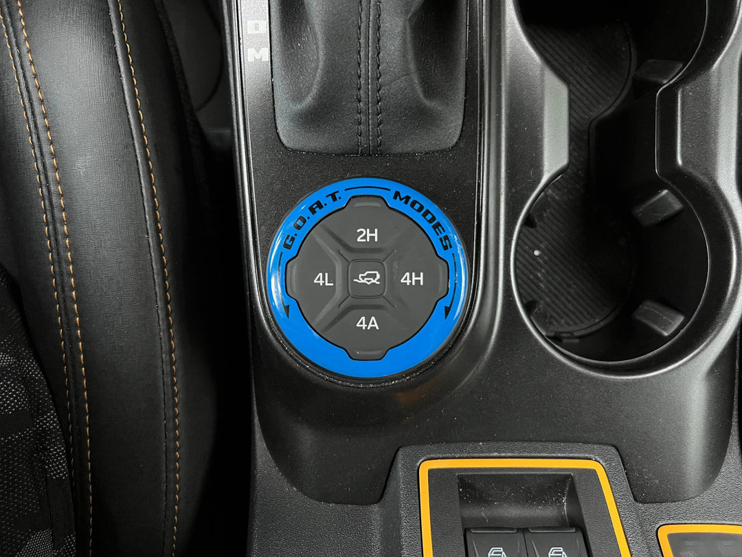 GOAT Mode Dial Ring Overlay V1 - 2021+ Bronco