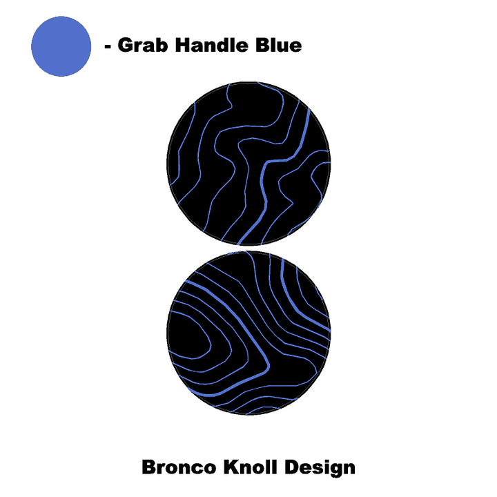 Topo Cup Holder Inserts (Printed Series + Acrylic) - 2021+ Bronco