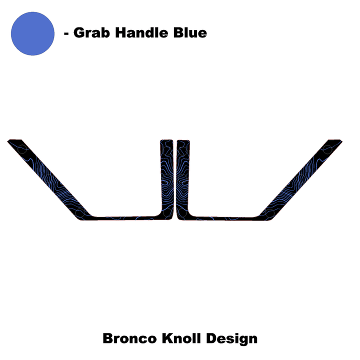 Topo Rear Door Net Trim Overlay Kit (Printed Series) - 2021+ Bronco