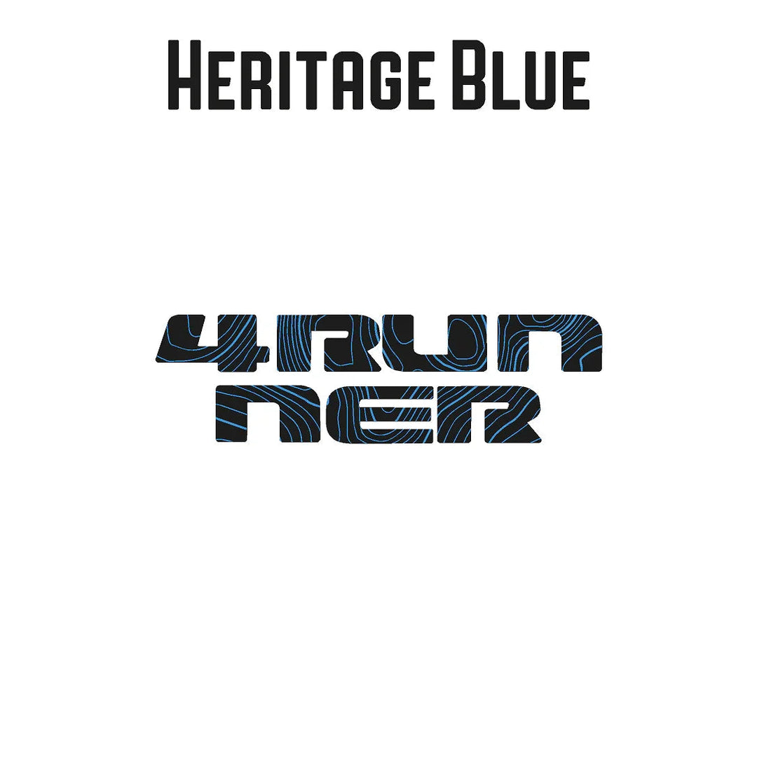 4RUNNER Topographic Rear Liftgate Emblem Overlays - 2025+ 4Runner