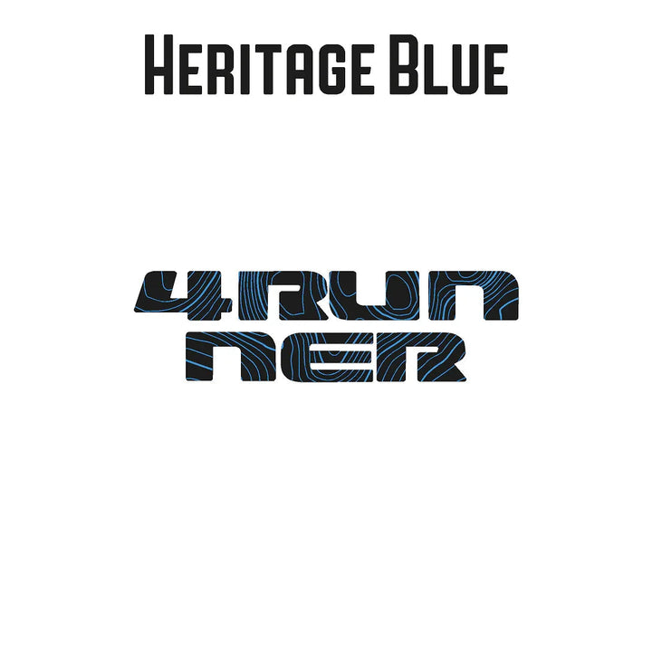 4RUNNER Topographic Rear Liftgate Emblem Overlays - 2025+ 4Runner