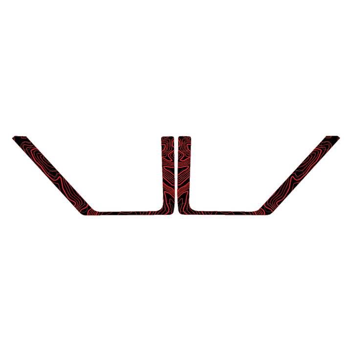 Topo Front Door Net Trim Overlay Kit (Printed Series) - 2021+ Bronco