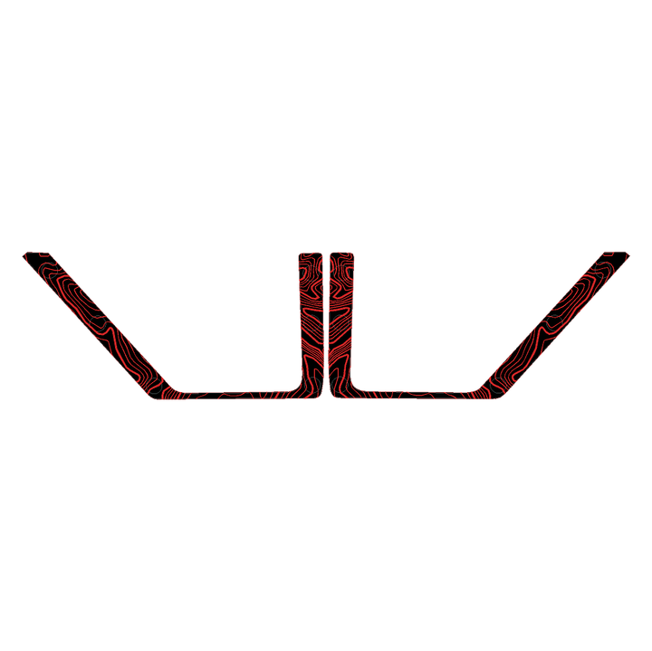 Topo Rear Door Net Trim Overlay Kit (Printed Series) - 2021+ Bronco