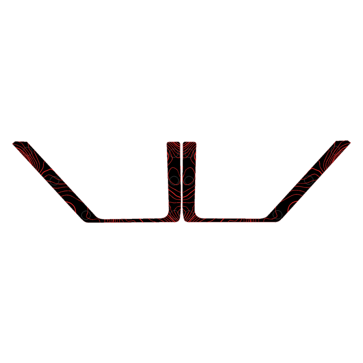 Topo Front Door Net Trim Overlay Kit (Printed Series) - 2021+ Bronco