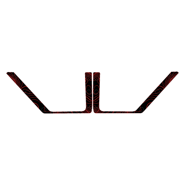 Topo Rear Door Net Trim Overlay Kit (Printed Series) - 2021+ Bronco