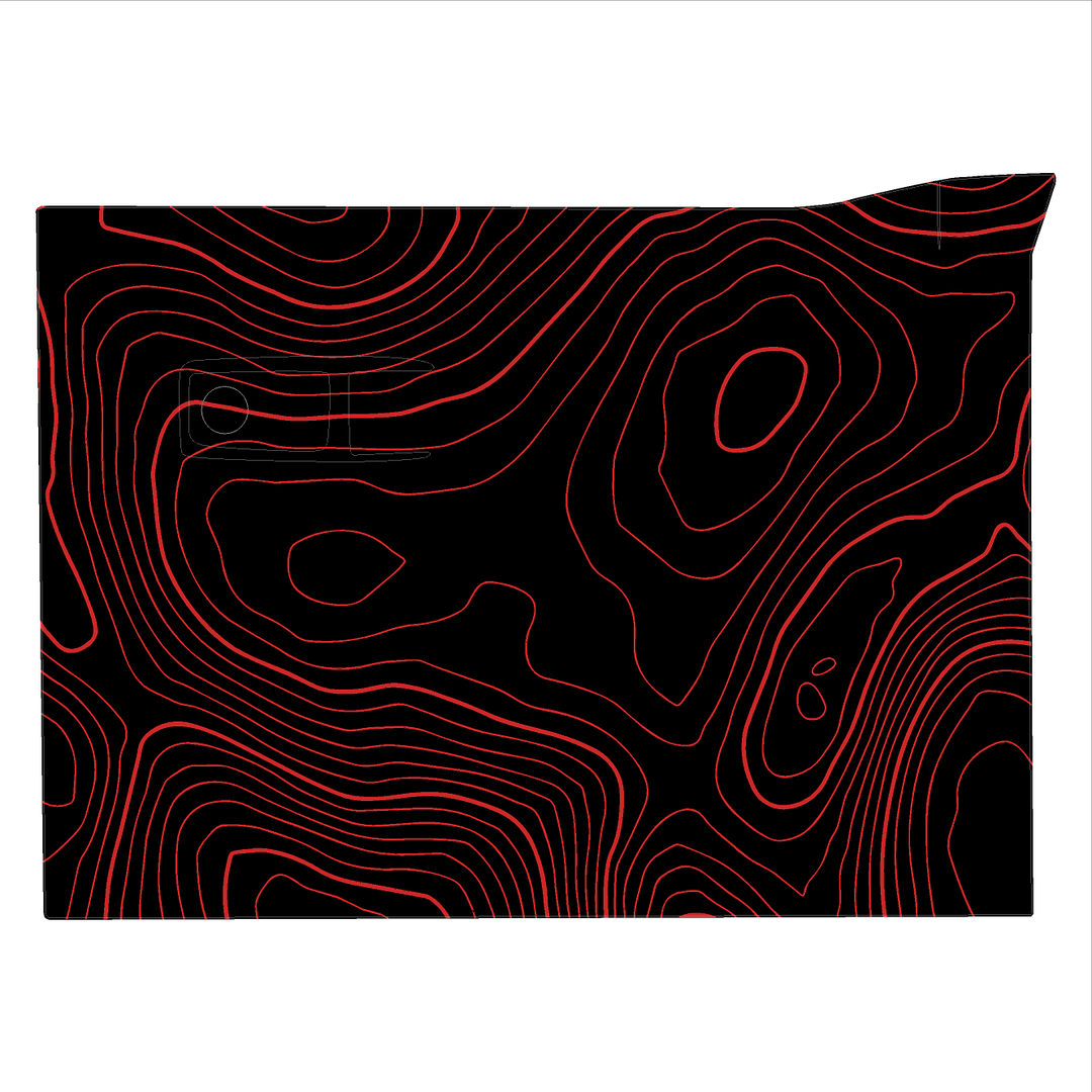 Topo Glovebox Overlay Kit (Printed Series) - 2021+ Bronco