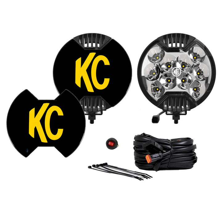 6" SLIMLITE LED - 2-LIGHT SYSTEM - 50W SPOT BEAM