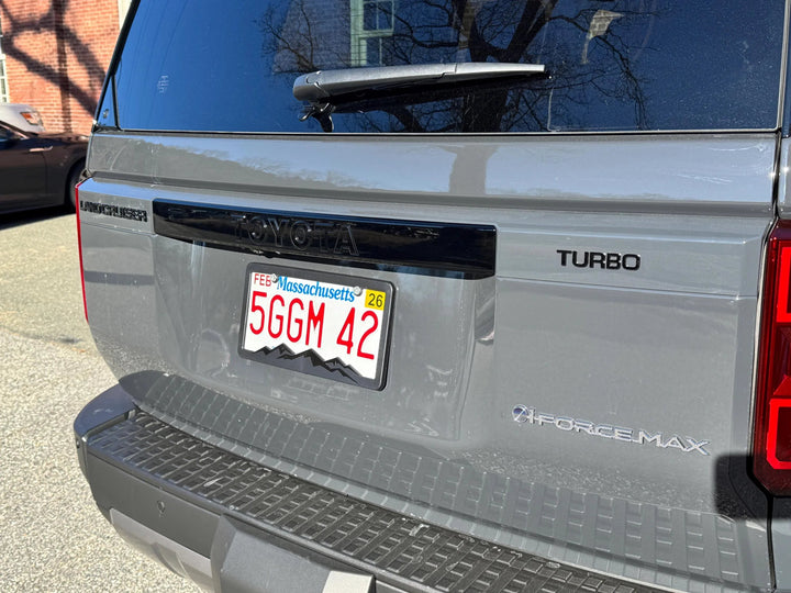 TURBO Acrylic Laser Series Tailgate Badge - 2024+ Land Cruiser / Tacoma / 2025+ 4Runner