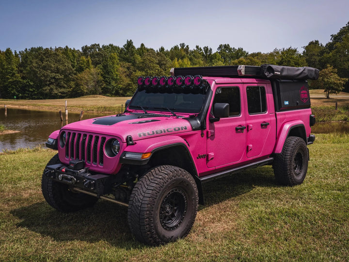 KC HiLITES Pro6 / Titan Gravity Light Cover Topo Overlays (Pair) - Universal