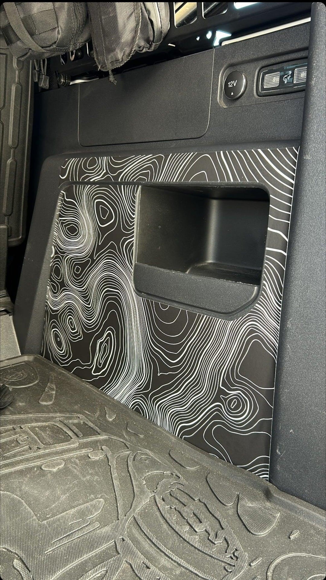 Topo Cargo Area Overlay Kit Part 1 (Printed Series) - 2021+ Bronco 4 Door