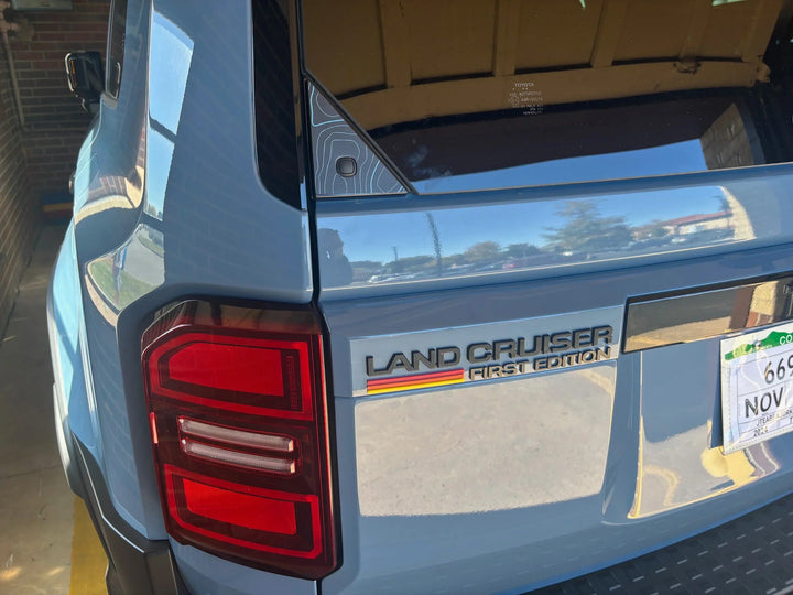 First Edition LC250 Acrylic Laser Series Tailgate Badge - 2024+ Land Cruiser