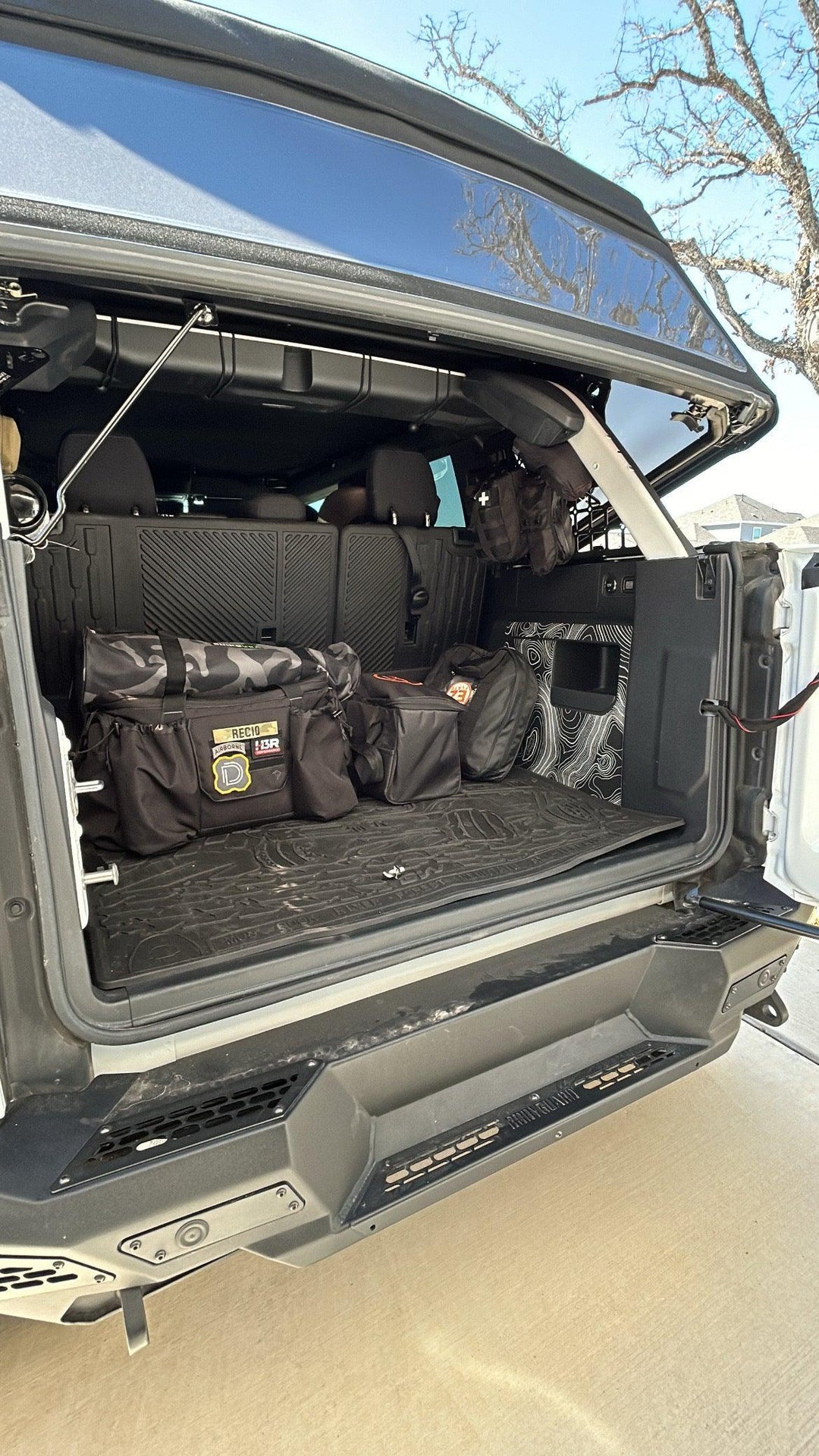 Topo Cargo Area Overlay Kit Part 1 (Printed Series) - 2021+ Bronco 4 Door