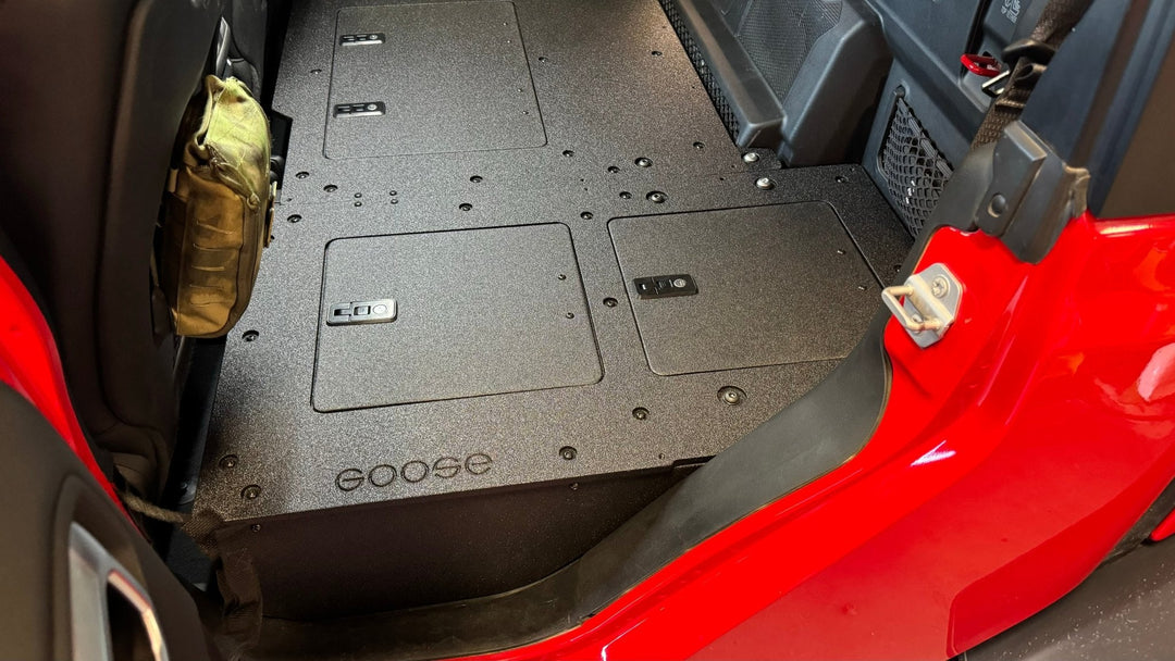 Jeep Gladiator 2019-Present JT 4 Door - Second Row Seat Delete Plate System - High Platform