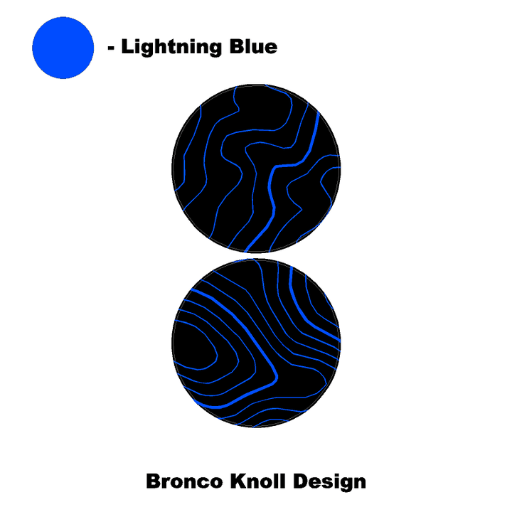 Topo Cup Holder Inserts (Printed Series + Acrylic) - 2021+ Bronco