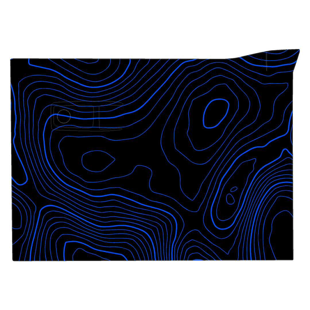 Topo Glovebox Overlay Kit (Printed Series) - 2021+ Bronco