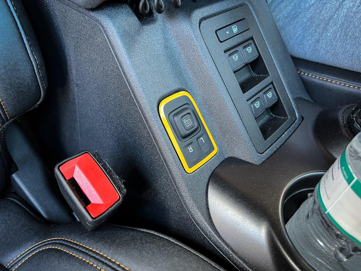 Mirror Adjustment Switch Outline Overlay - 2021+ Bronco