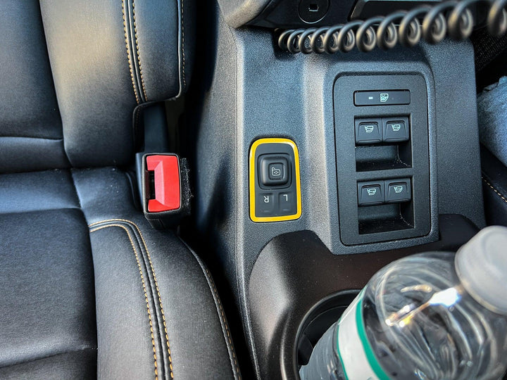 Mirror Adjustment Switch Outline Overlay - 2021+ Bronco