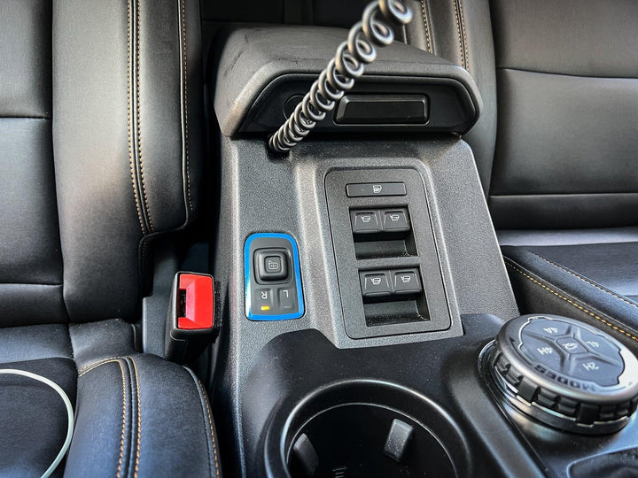 Mirror Adjustment Switch Outline Overlay - 2021+ Bronco