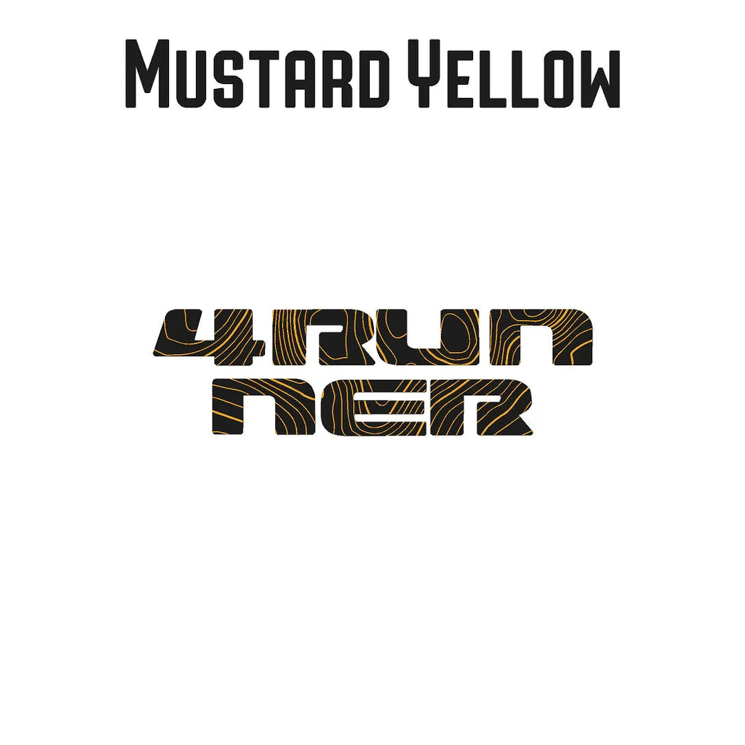 4RUNNER Topographic Rear Liftgate Emblem Overlays - 2025+ 4Runner