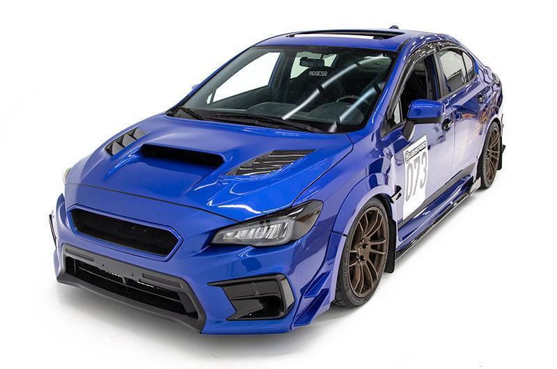 OLM Hikari Headlight Smoked / Black Out Overlays - 2015-2020 WRX / STI