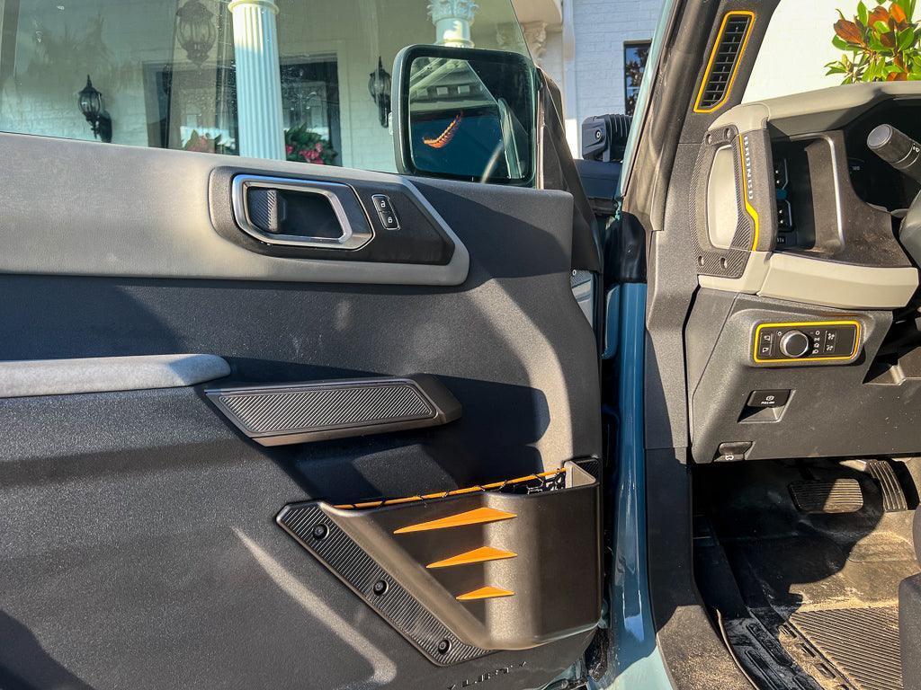 Printed Series ABS Bin Fin Overlays (Front) - 2021+ Bronco