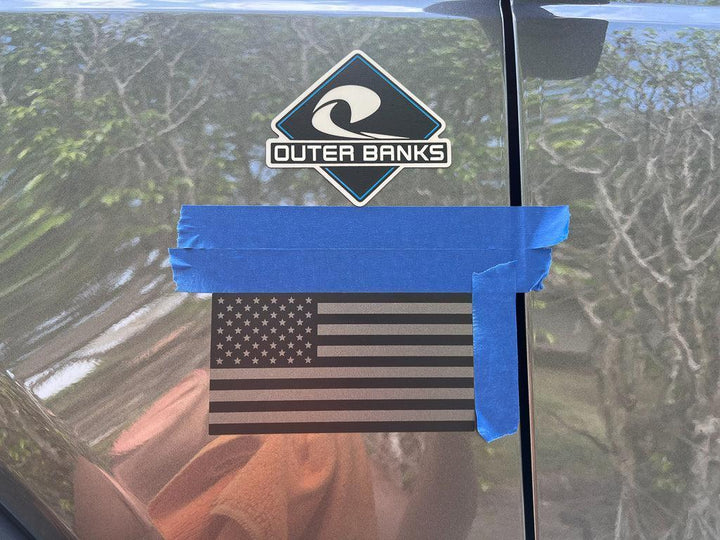 Printed Series American Flag Fender Stickers - 2021+ Bronco / Bronco Sport / Jeep / Universal