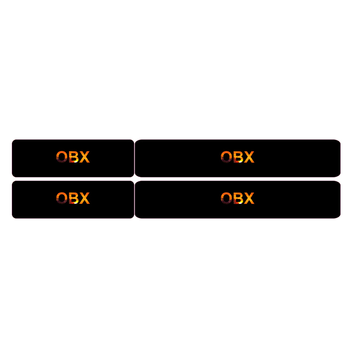 Printed Series Door Sill Protectors - 2021+ Bronco 2/4 Door