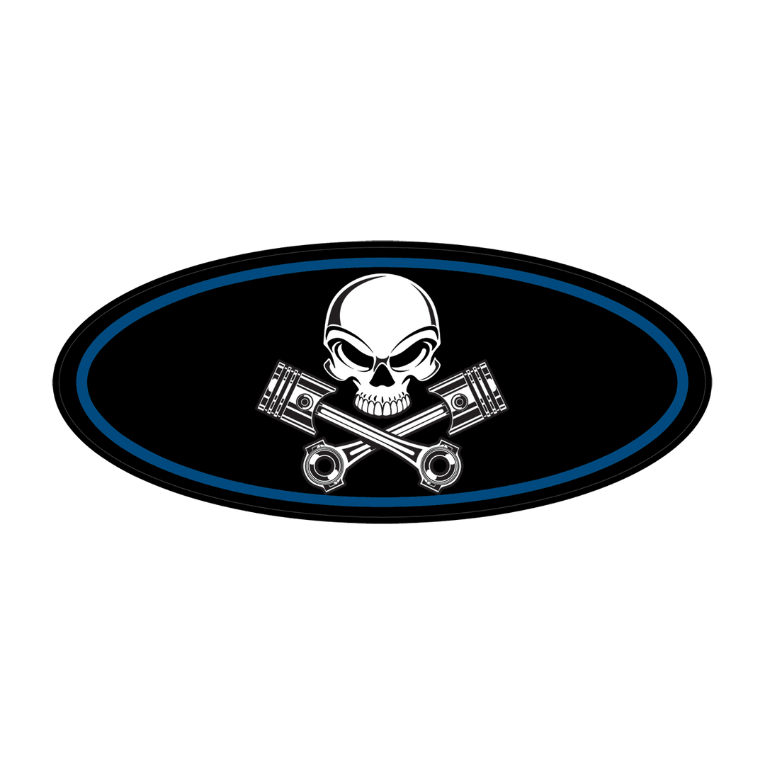 Printed Series Ford Bronco Rear Oval Emblem Overlays (Full Print) - 2021+ Bronco / Bronco Sport