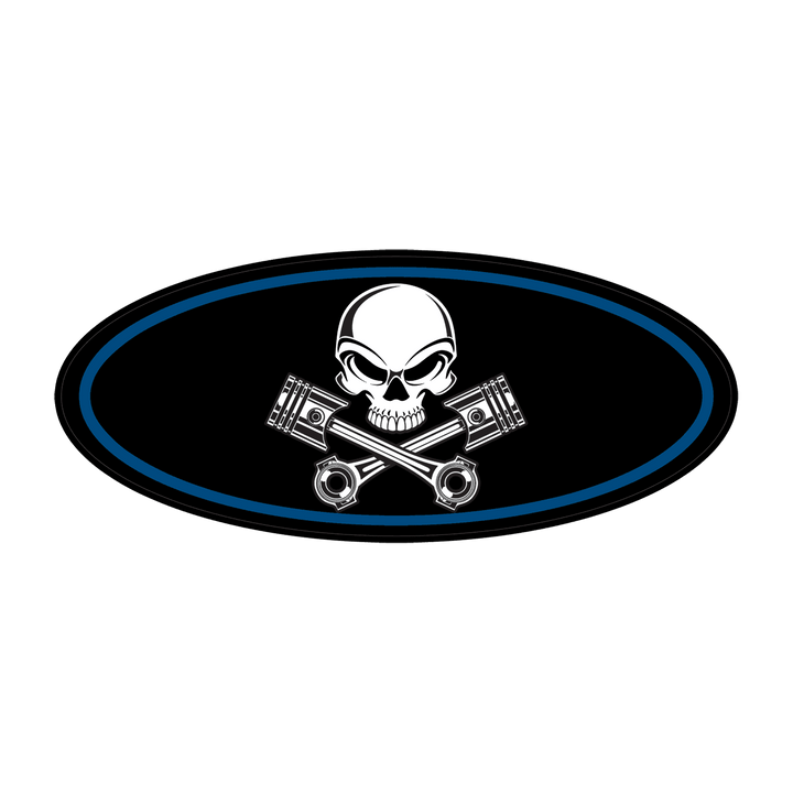 Printed Series Ford Bronco Rear Oval Emblem Overlays (Full Print) - 2021+ Bronco / Bronco Sport