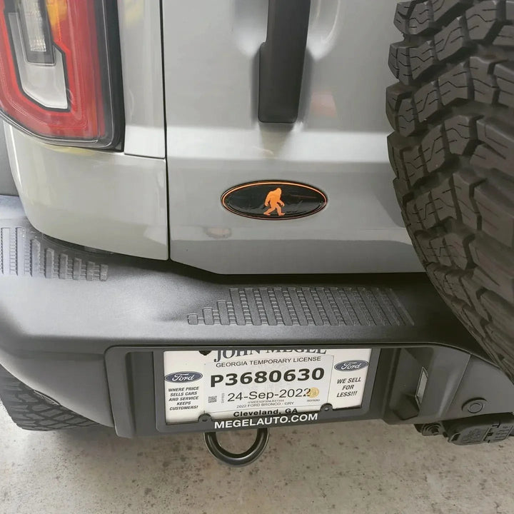 Printed Series Ford Bronco Rear Oval Emblem Overlays (Full Print) - 2021+ Bronco / Bronco Sport