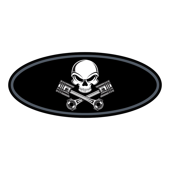 Printed Series Ford Bronco Rear Oval Emblem Overlays (Full Print) - 2021+ Bronco / Bronco Sport