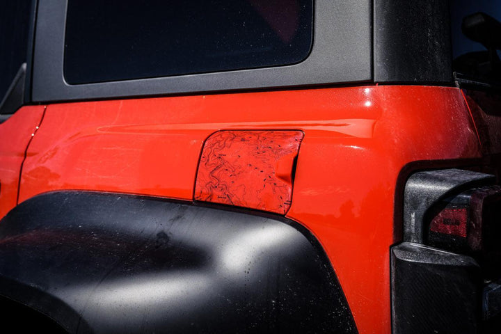 Printed Series Fuel Door Overlay - 2021+ Bronco Raptor