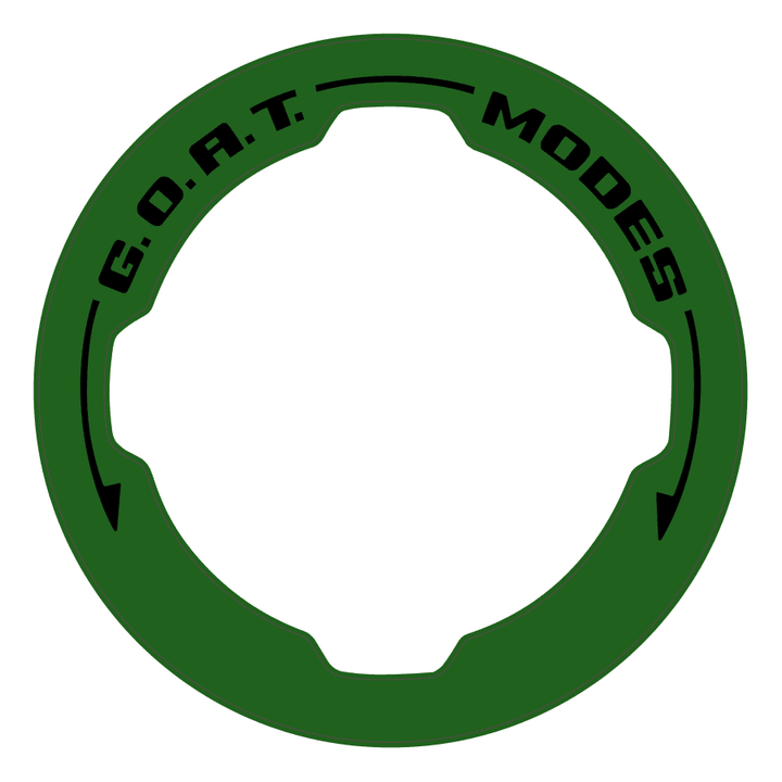 Printed Series GOAT Mode Dial Ring Overlay V2 - 2021+ Bronco