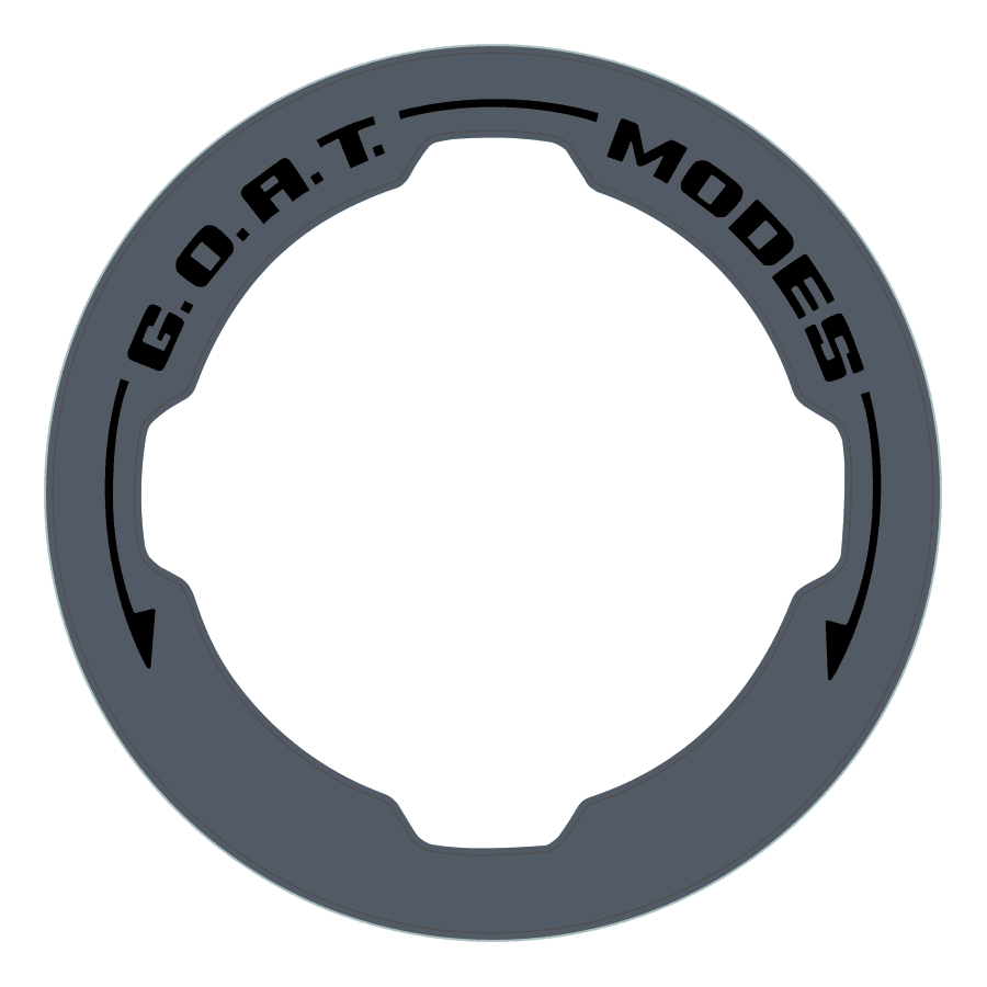 Printed Series GOAT Mode Dial Ring Overlay V2 - 2021+ Bronco