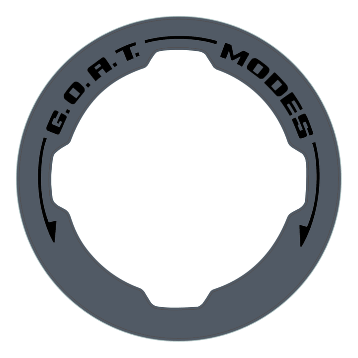 Printed Series GOAT Mode Dial Ring Overlay V2 - 2021+ Bronco