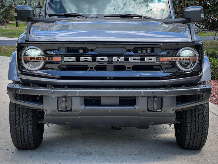 Printed Series  Signature DRL Bar Overlays - 2021+ Bronco (Signature Headlights)